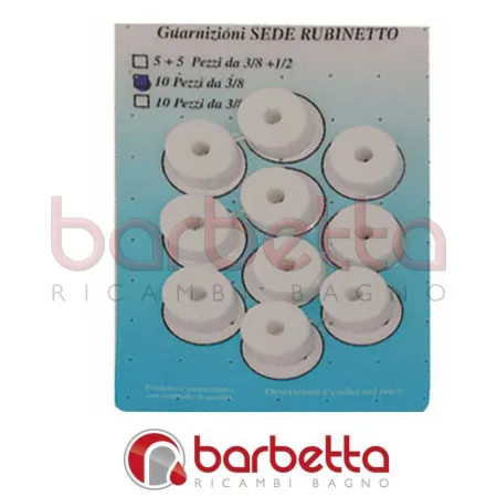 GUARNIZIONI IN KIT 10 PEZZI PER RUBINETTI IN SILICONE 0512603