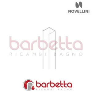 PROFILO SUPERIORE PANNELLO MURO 160 REVOLUTION NOVELLINI P11REVA160BC-K