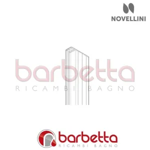 PROFILO VERTICALE PANNELLO MURO REVOLUTION NOVELLINI P01PREVBST-K