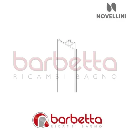 PROFILO FINITURA CENTRALE REVOLUTION NOVELLINI P51REVOST-K