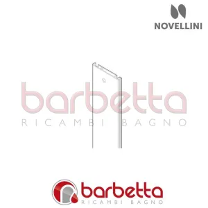 PROFILO SUPERIORE PANNELLO MURO 140 REVOLUTION NOVELLINI P11REVN140B-K