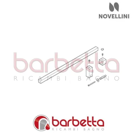 BARRA SOSTEGNO 100 CM REVOLUTION NOVELLINI R80GIANF10-A