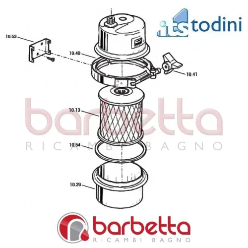 GUARNIZIONE PER FILTRO PER DEPURATORE SEAGULL IV X-1 ITS TODINI 10.54