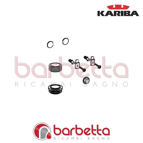 KIT ACCESSORI UNIVERSALE INNESTO DIAMETRO 32 MM KARIBA 300843