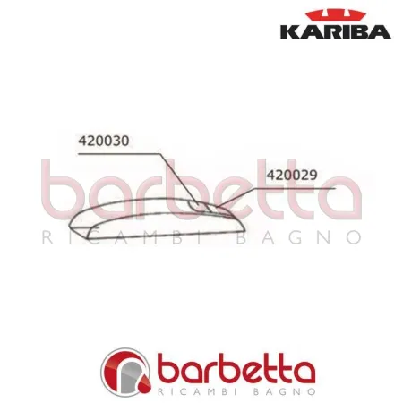 TASTO SCARICO PARZIALE BIANCO TOP DUO KARIBA 420030