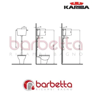 CASSETTA ESTERNA ALTA PNEUMATICA EURA KARIBA 384020