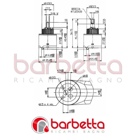 CARTUCCIA D.35 PROGRESSIVA G35