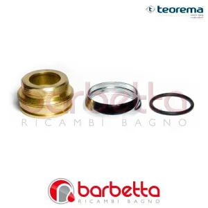 GHIERA FERMA CARTUCCIA CON COPRIGHIERA CROMO TEOREMA 01956
