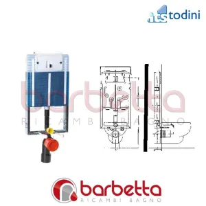 CASSETTA INCASSO HIDROFIX MONO TODINI 14.17/0C