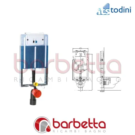 CASSETTA INCASSO HIDROFIX EVOLUTION TODINI 14.18E/0C