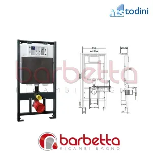 CASSETTA INCASSO IDEALITE BLU - IDEALITE BLU 4.5 TODINI 20.25B/R