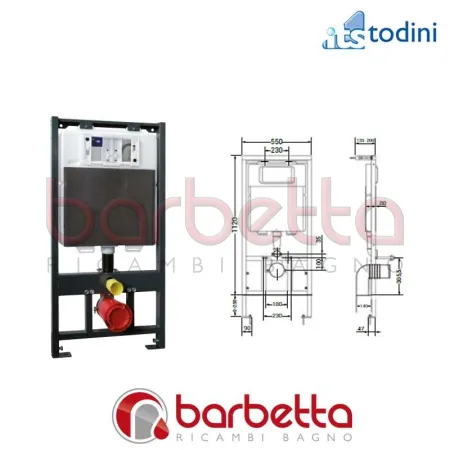 CASSETTA INCASSO IDEALITE BLU - IDEALITE BLU 4.5 TODINI 20.25B/R