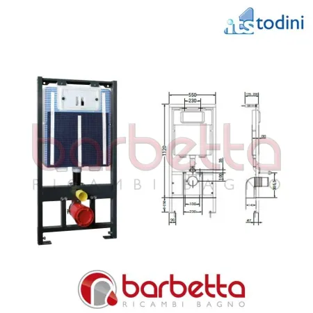 CASSETTA INCASSO HIDROLITE MONO TODINI 14.24/0C