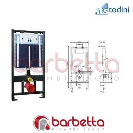 CASSETTA INCASSO HIDROLITE EVOLUTION TODINI 14.25/0C