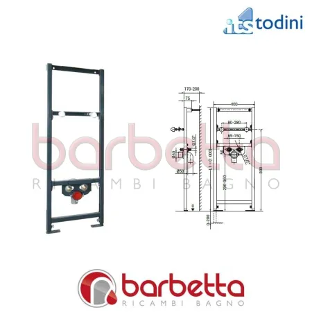 HIDROLITE BIDET A 105/1200 ITS TODINI 14.26/L