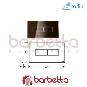 PLACCA STYLE BRONZO MAGNETICA ITS TODINI 20.15/S/BR/M