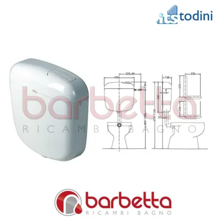 AQUABOX DUAL ENTRATA LATERALE ITS TODINI 15.02L