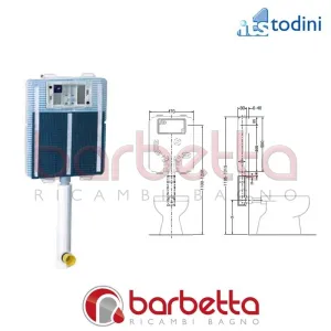 CASSETTA INCASSO IDEA BLU 4.5 AIR ITS TODINI 20.00B/PN/R