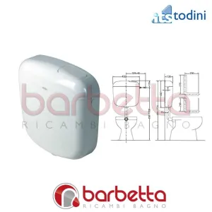 CASSETTA INCASSO AQUABOX AIR ESTERNO ITS TODINI 15.00L/PNE