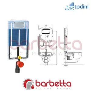 CASSETTA INCASSO IDEAFIX 4.5 AIR ITS TODINI 20.18/PN/R
