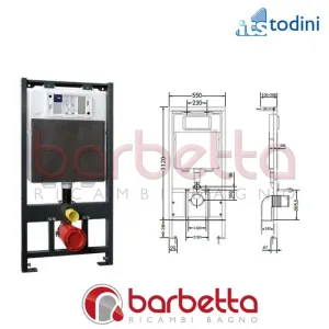 CASSETTA INCASSO IDEALITE BLU AIR ITS TODINI 20.25B/PN