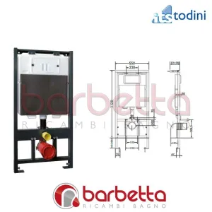 CASSETTA INCASSO HIDROLITE AIR ITS TODINI 14.24/0C/PN