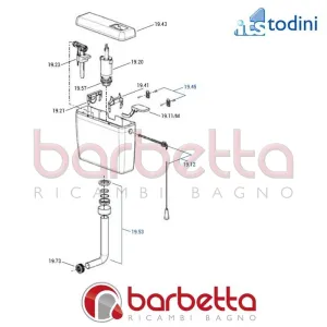 COPERCHIO COMPLETO RICAMBIO ITS TODINI 19.43