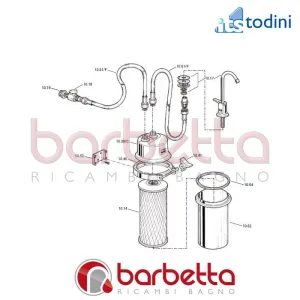 CALOTTA INFERIORE X-2 RICAMBIO ITS TODINI 10.62