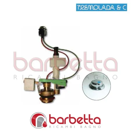 BATTERIE DI SCARICO DOPPIO FLUSSO SEDE INOX UNIDUAL TREMOLADA 1002