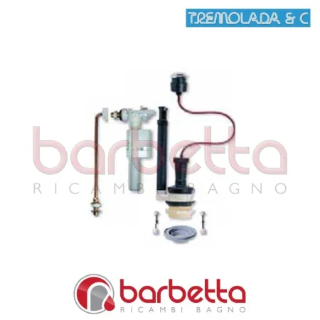 BATTERIA DI SCARICO MONOFLUSSO CORPO IN PLASTICA PNEO TREMOLADA 160.212.83
