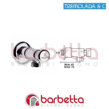 RUBINETTO TEMPORIZZATO ORINATOIO RICAMBIO TREMOLADA 316ARG