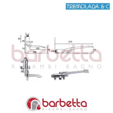 MISCELATORE MONOPEDALE RICAMBIO TREMOLADA 486