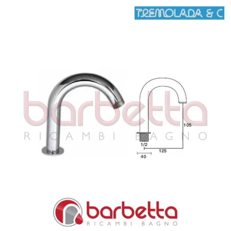BOCCA PER LAVABO RICAMBIO TREMOLADA 483MNM