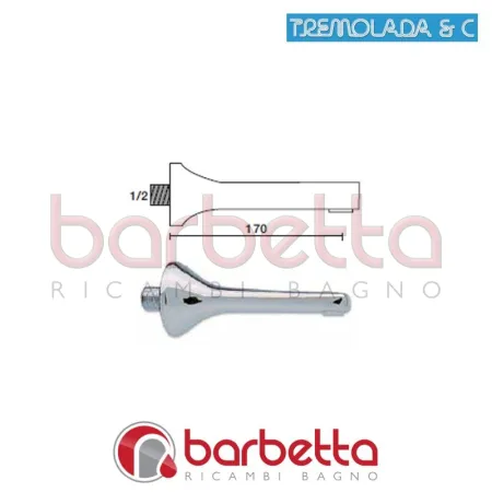 BOCCA A MURO RICAMBIO TREMOLADA 482