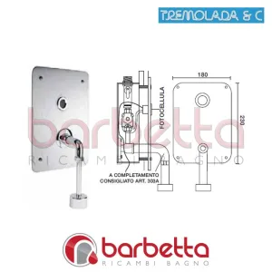 RUBINETTO A FOTOCELLULA PER ORINATOIO RICAMBIO TREMOLADA 8101BATTERY