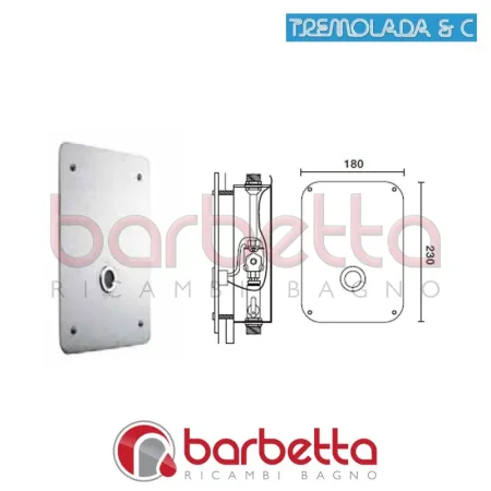 RUBINETTO A FOTOCELLULA PER DOCCIA RICAMBIO TREMOLADA 8311BATTERY