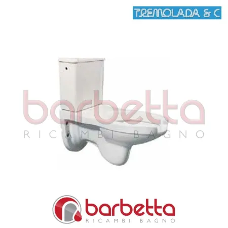 STAFFE DI SOSTEGNO PER WC SOSPESO IN VITREUS RICAMBIO TREMOLADA 79008ST