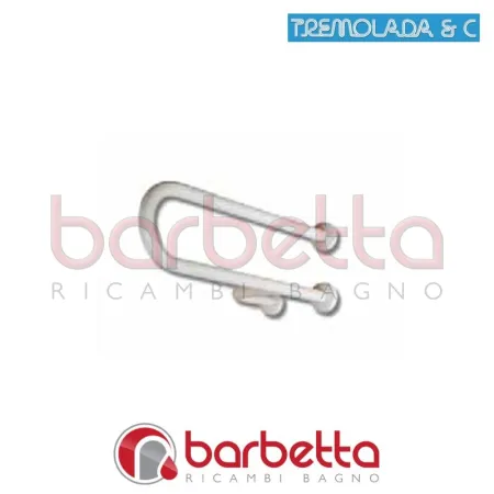 MANIGLIONE IN ACCIAIO CM83 CON RINFORZO A SINISTRA RICAMBIO TREMOLADA 753083SX