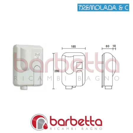 ASCIUGAMANI AUTOMATICO RICAMBIO TREMOLADA 8201