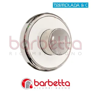 PULSANTE RICAMBIO PNEUMATICO PER INCASSO CROMO BAMPI CRIPULCR