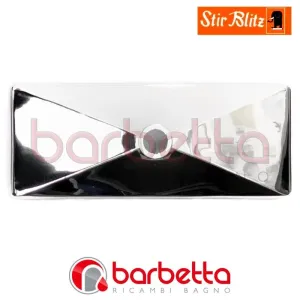 PLACCA ESTERNA CROMO CASSETTA VECCHIO TIPO INCASSO STIR BLITZ 1742111