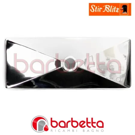 PLACCA ESTERNA CROMO CASSETTA VECCHIO TIPO INCASSO STIR BLITZ 1742111