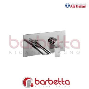 BATTERIA LAVABO A PARETE A CASCATA SENZA SCARICO GAIA FRATTINI 55033