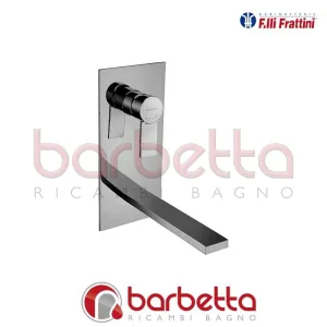 BATTERIA LAVABO A PARETE SENZA SCARICO GAIA FRATTINI 55035