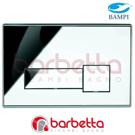 PLACCA DI RICAMBIO 2 TASTI TI CROMO BAMPI CPLATICRO