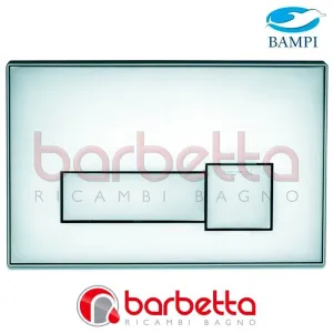 PLACCA DI RICAMBIO 2 TASTI TI SATINATA BAMPI CPLATISAT