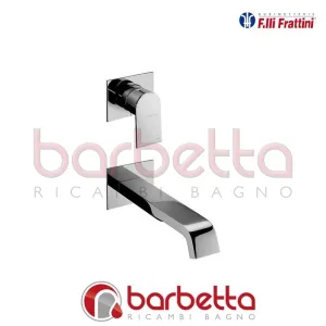 BATTERIA LAVABO A PARETE VERTICALE SENZA SCARICO TOLOMEO FRATTINI 83035A
