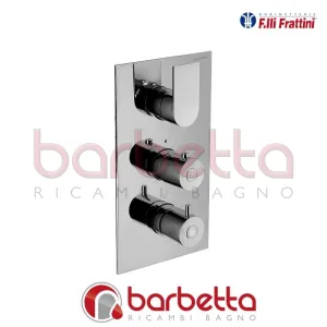 MONOCOMANDO INCASSO DOCCIA TERMOSTATICO 3 VIE TOLOMEO FRATTINI 83631