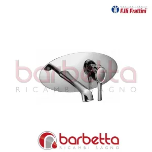 BATTERIA LAVABO A PARETE SENZA SCARICO DELIZIA FRATTINI 58034