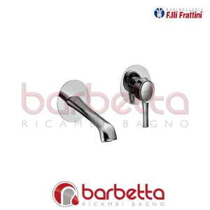 BATTERIA LAVABO A PARETE SENZA SCARICO DELIZIA FRATTINI 58034A
